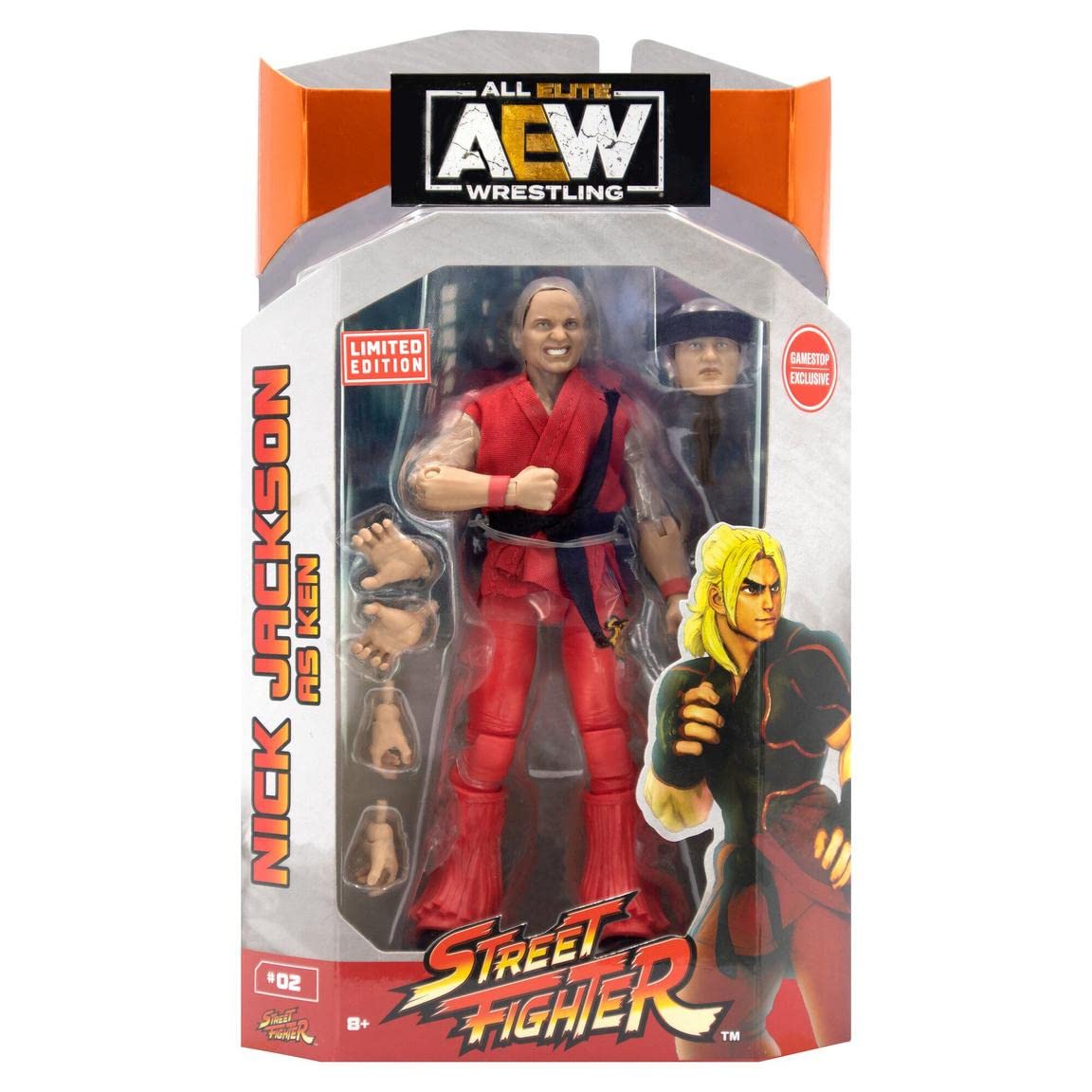 Amazon | Jazwares All Elite Wrestling x Street Fighter Nick