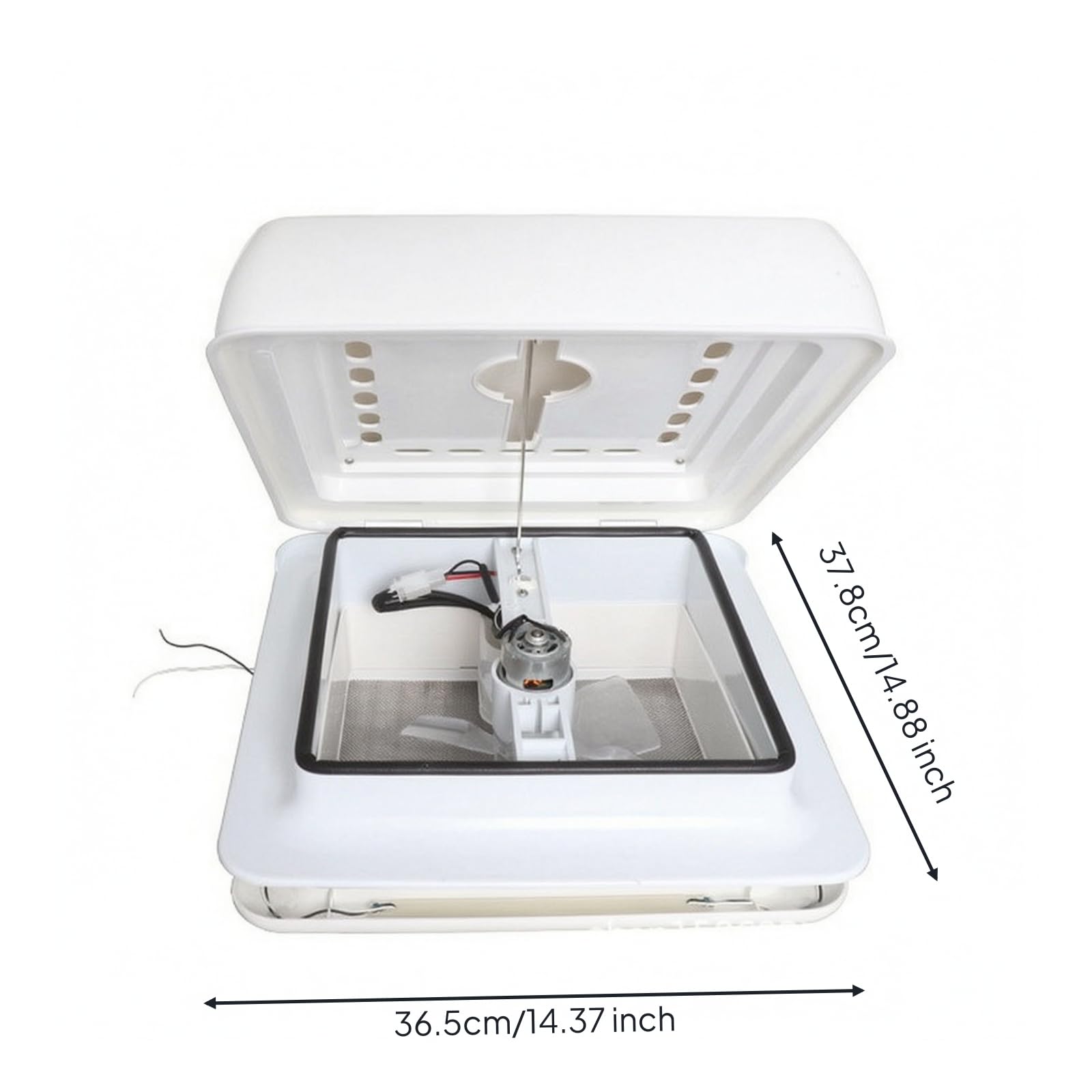 predolo per Veicolo Ricreazionale Con | Basso Profilo, Ventilatore da Tetto per veicolo ricreazionale, 12 V, Ventilazione, Furgone izzato