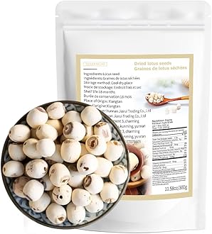 Dried lotus seed 10.58 oz/300g Dessert soup Congee ingredients Peeled lotus seeds White Lotus Seed Dried