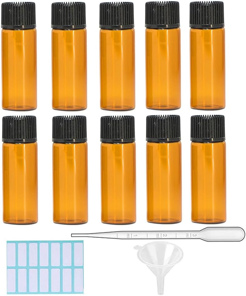 SKYPRO 1 Stks Amber Glas Druppelflesjes Met Zwarte Caps, Gemeten Pipet, Trechter en Etiketten; 100 ML Glazen Oogdruppelflesjes voor Essentiële Olie Pipet Hervulbaar SKYPRO 1 Stks Amber Glas Druppelflesjes Met Zwarte Caps, Gemeten Pipet, Trechter en Etiketten; 100 ML Glazen Oogdruppelflesjes voor Essentiële Olie Pipet Hervulbaar