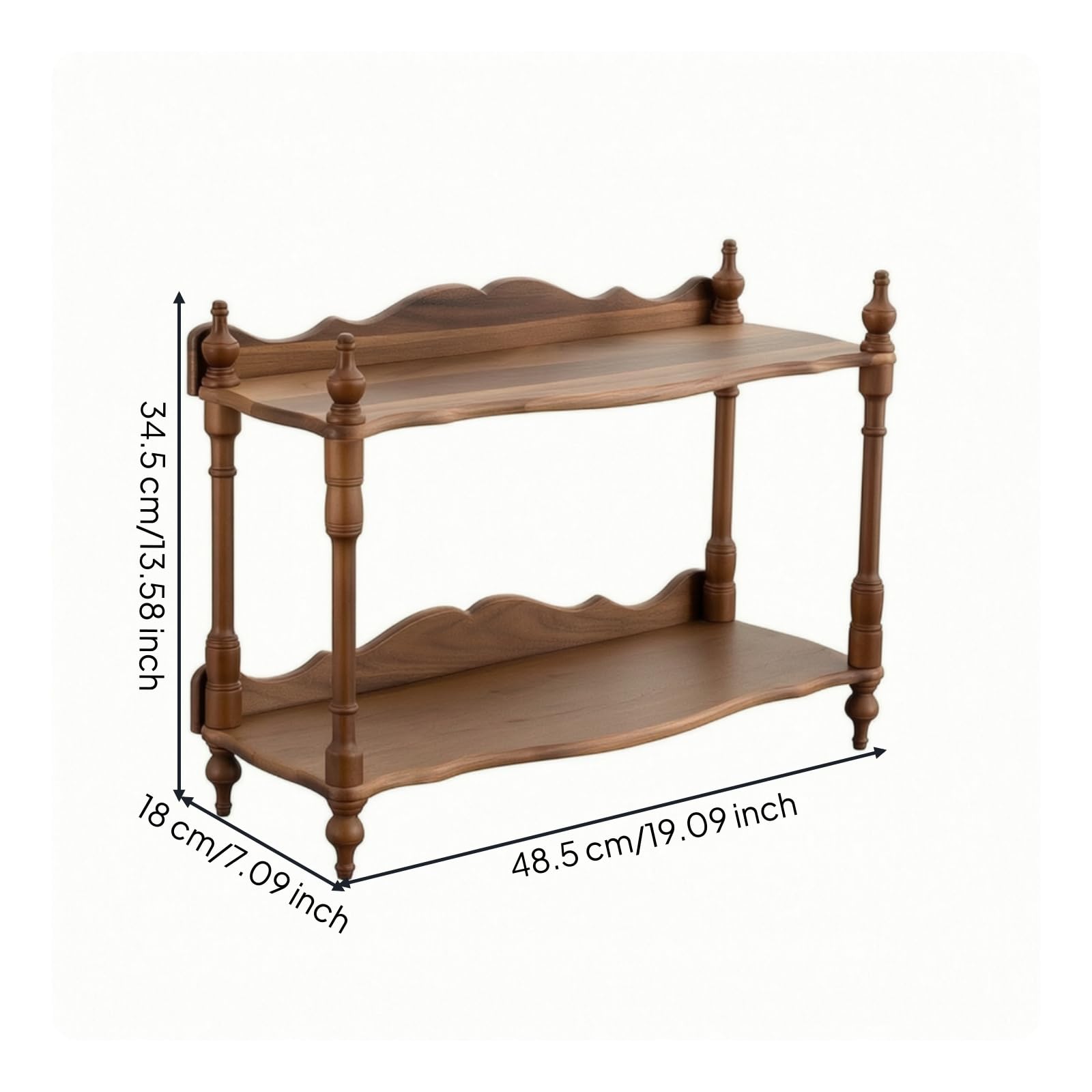 Milageto ría Compacta Práctico Organizador Escritorio Clásico Rack Compacta con Ondulados para Cocina, Baño, Salón