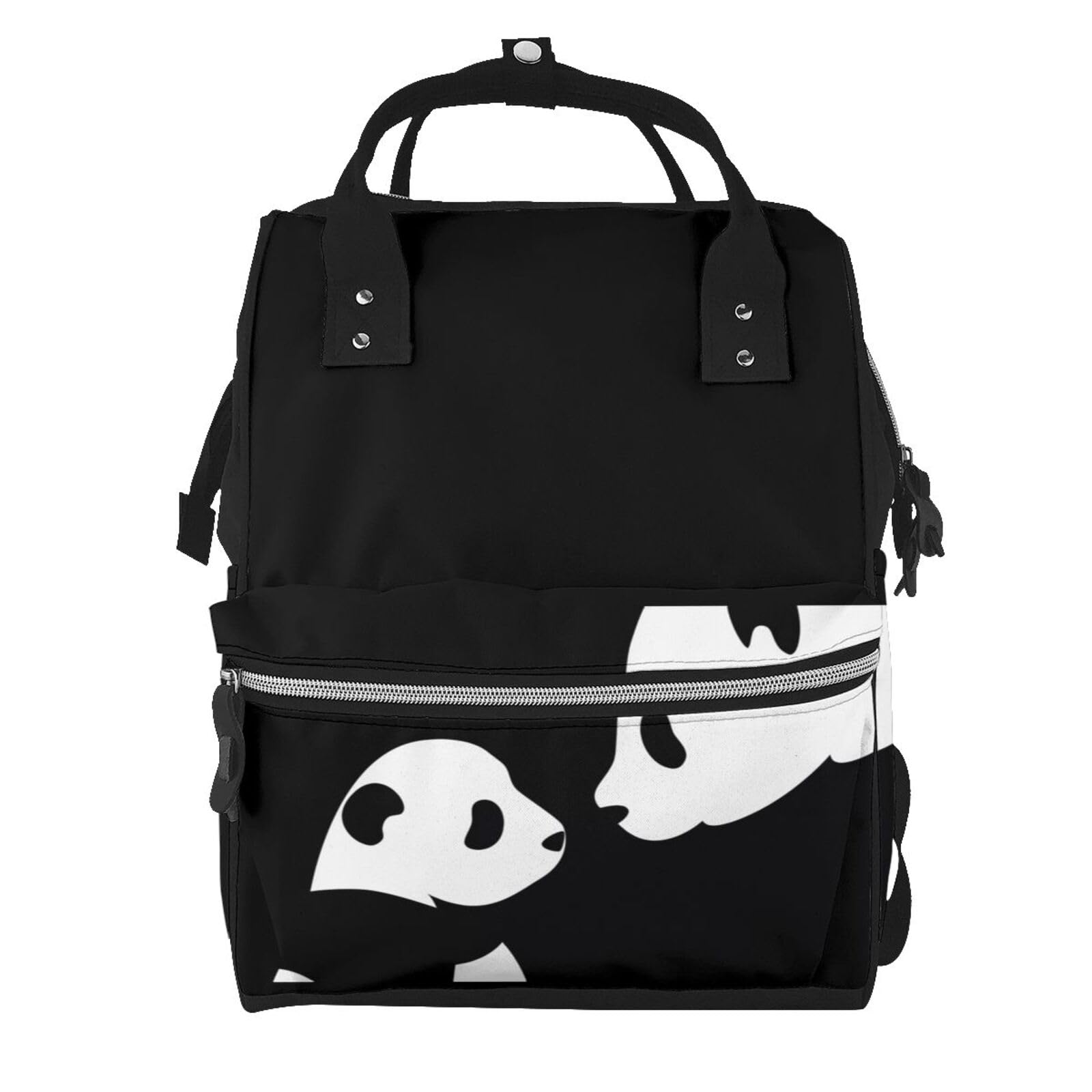 Leisure Travel School Panda Patroon Rugzak Multifunctionele Luiertas
