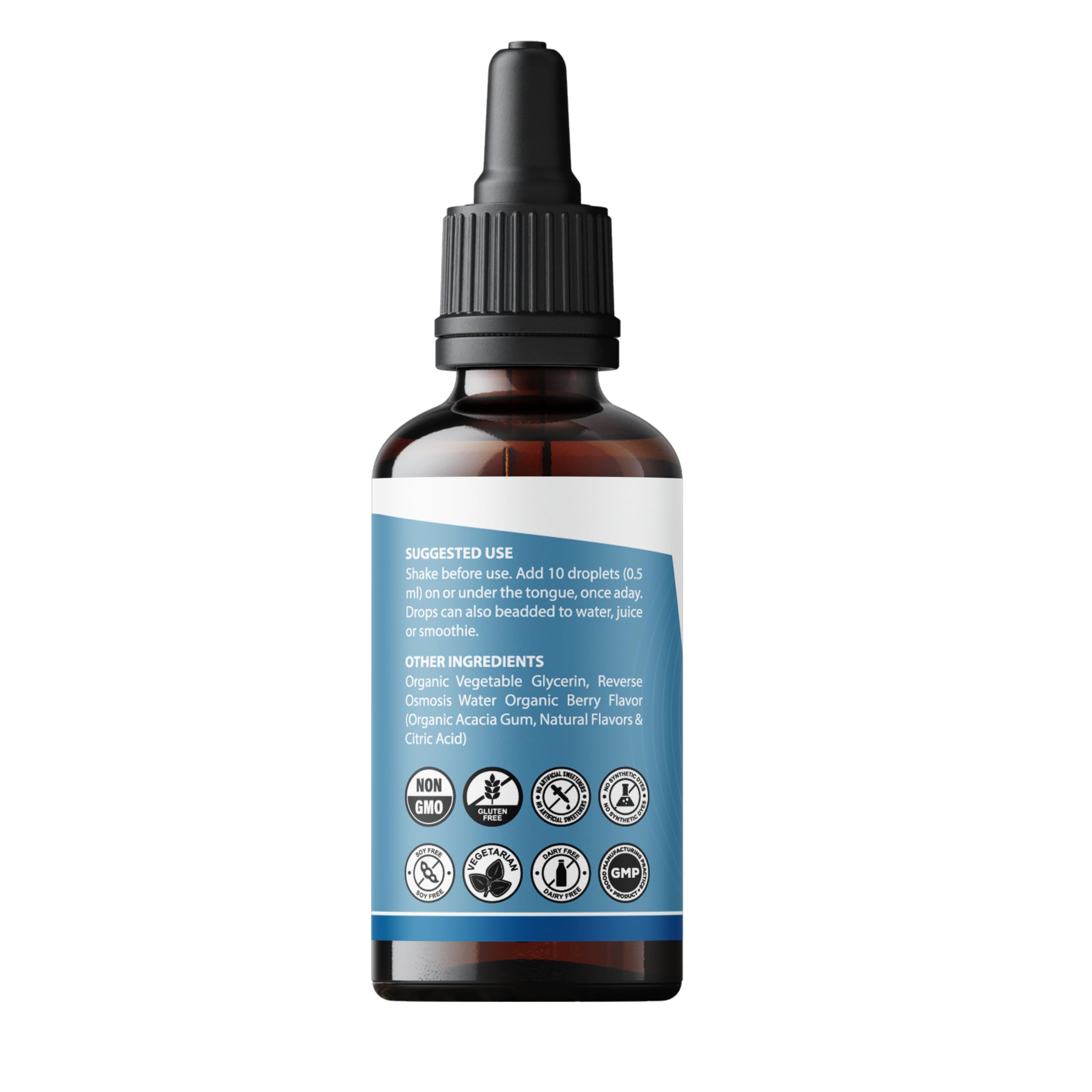 L-Methylfolate 15mg + Methyl B12 Liquid Drops, No Fillers, High Potency Sublingual Formula, Active 5-MTHF & Bioactive B12 for Mood, Cognitive Health & Methylation Support, Berry Flavor (2oz) — Amazon image 8