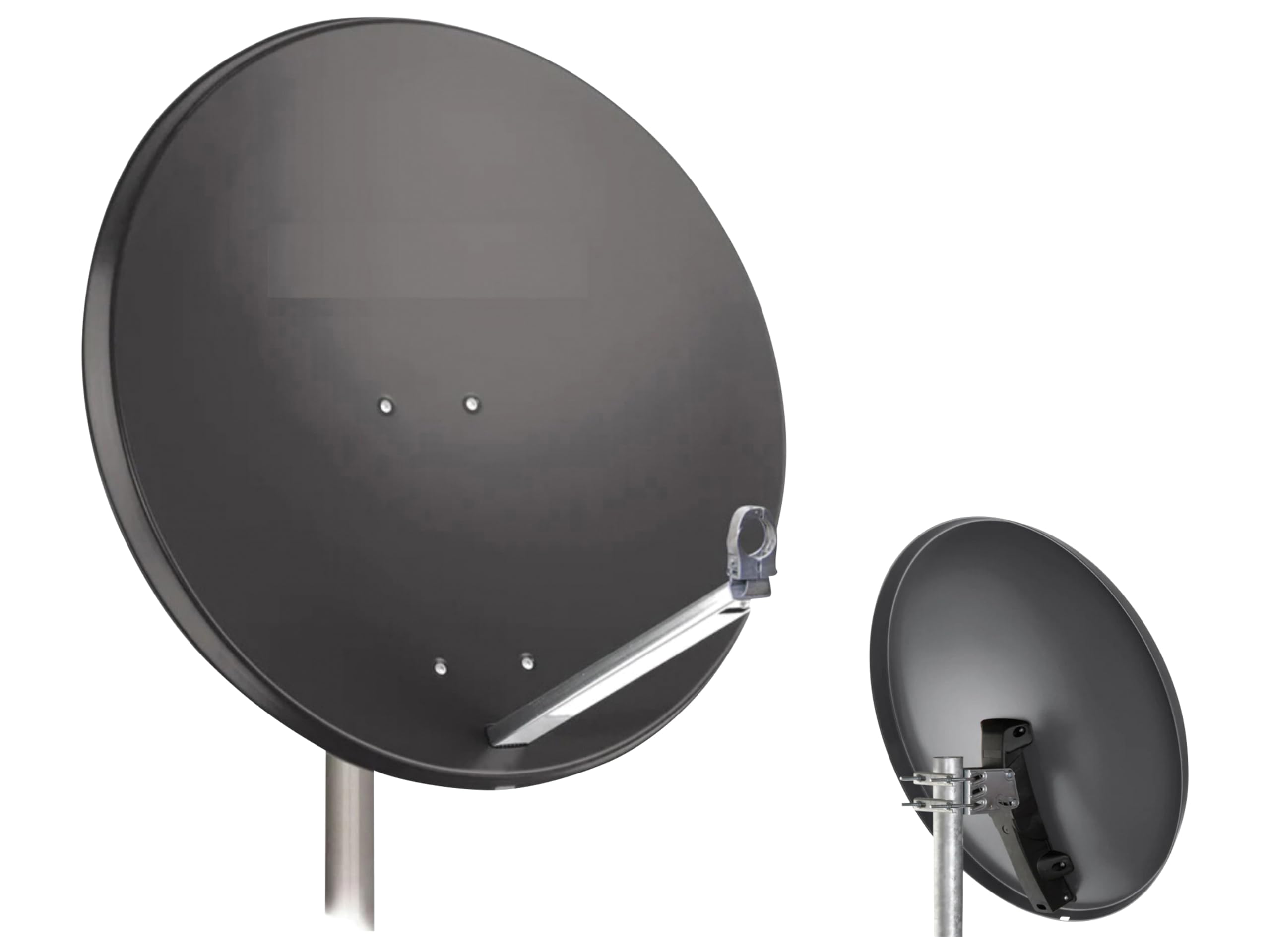 Opticum X80 Satellite Antenna anthracite 80 cm en acier