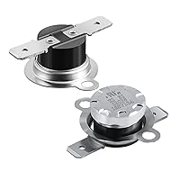 Vista 25 de UL/CUL KSD301 125V 16A Interruptor de límite térmico, normalmente cerrado N.C abierto en aumento 68.0 °F/68°F apagado y 50.0 °F/50°F en termostato