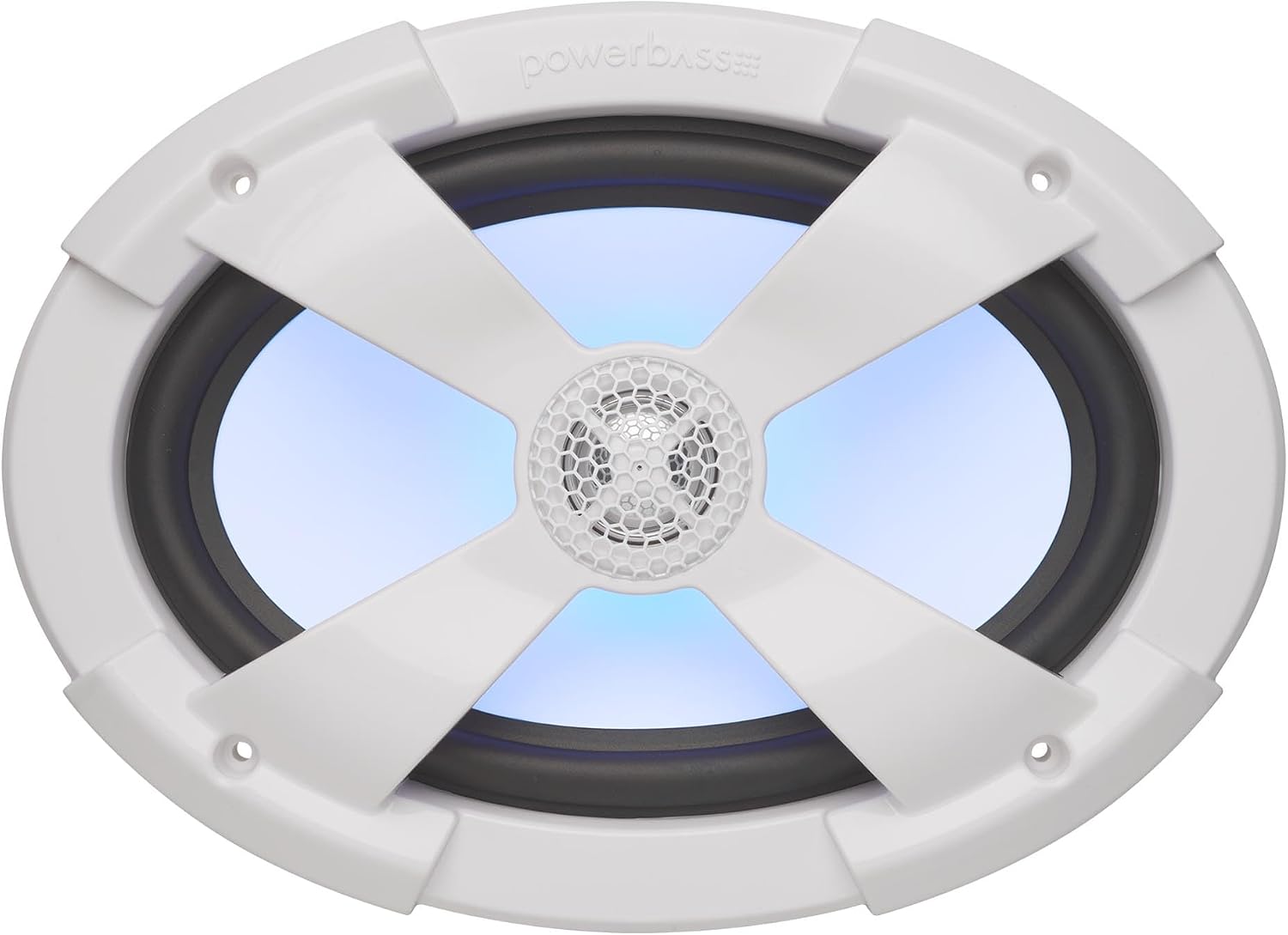 PowerBass XL-69M - 6x9 Marine Coaxial Speakers with RGB LEDs - Pair