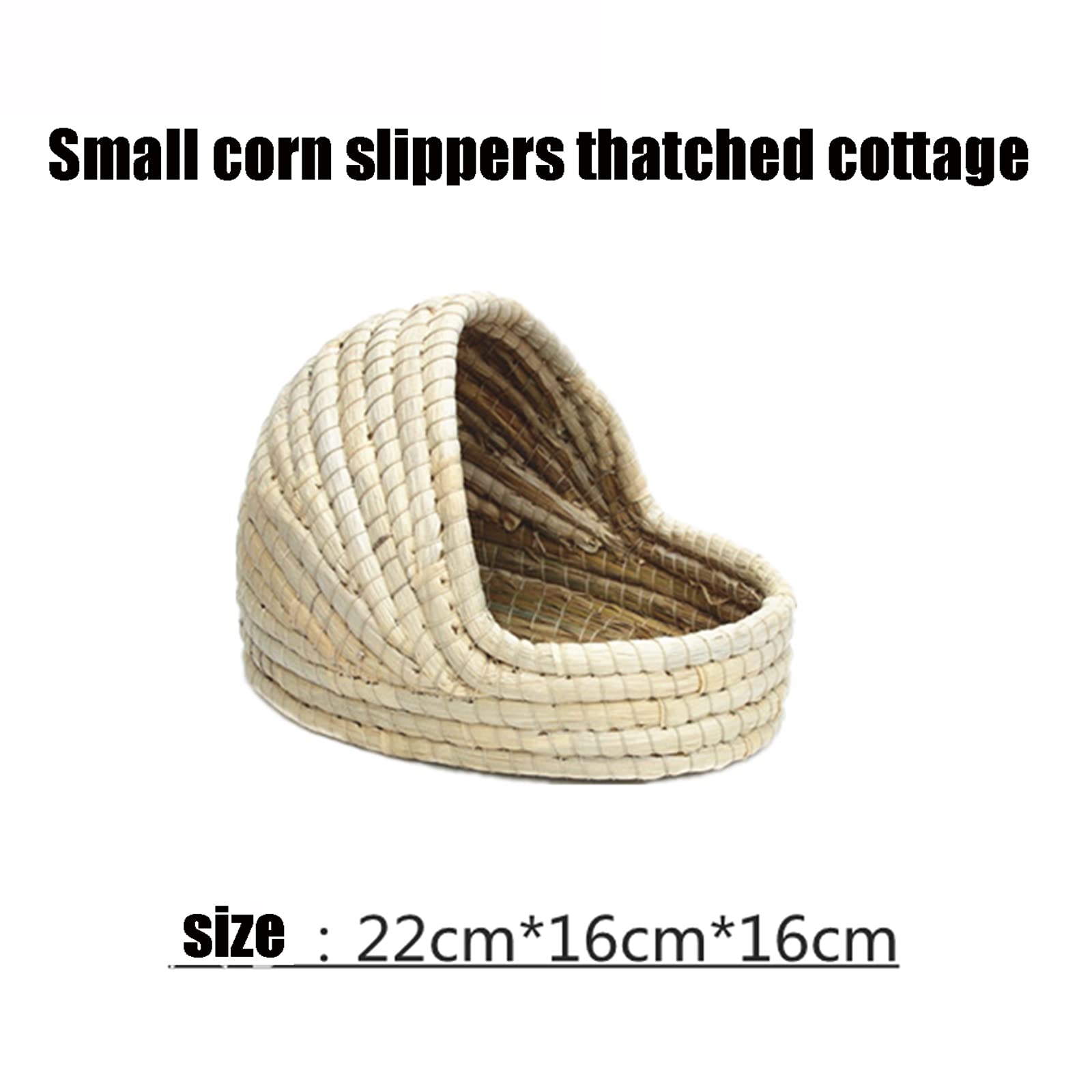 Nidi per Uccelli Giardino all'aperto Nido di Uccello Corn Husk Avolary, Caldo in Inverno e Fresco in Estate, Bird House, 22x16x16cm, 34x22x21cm (Size : Large)