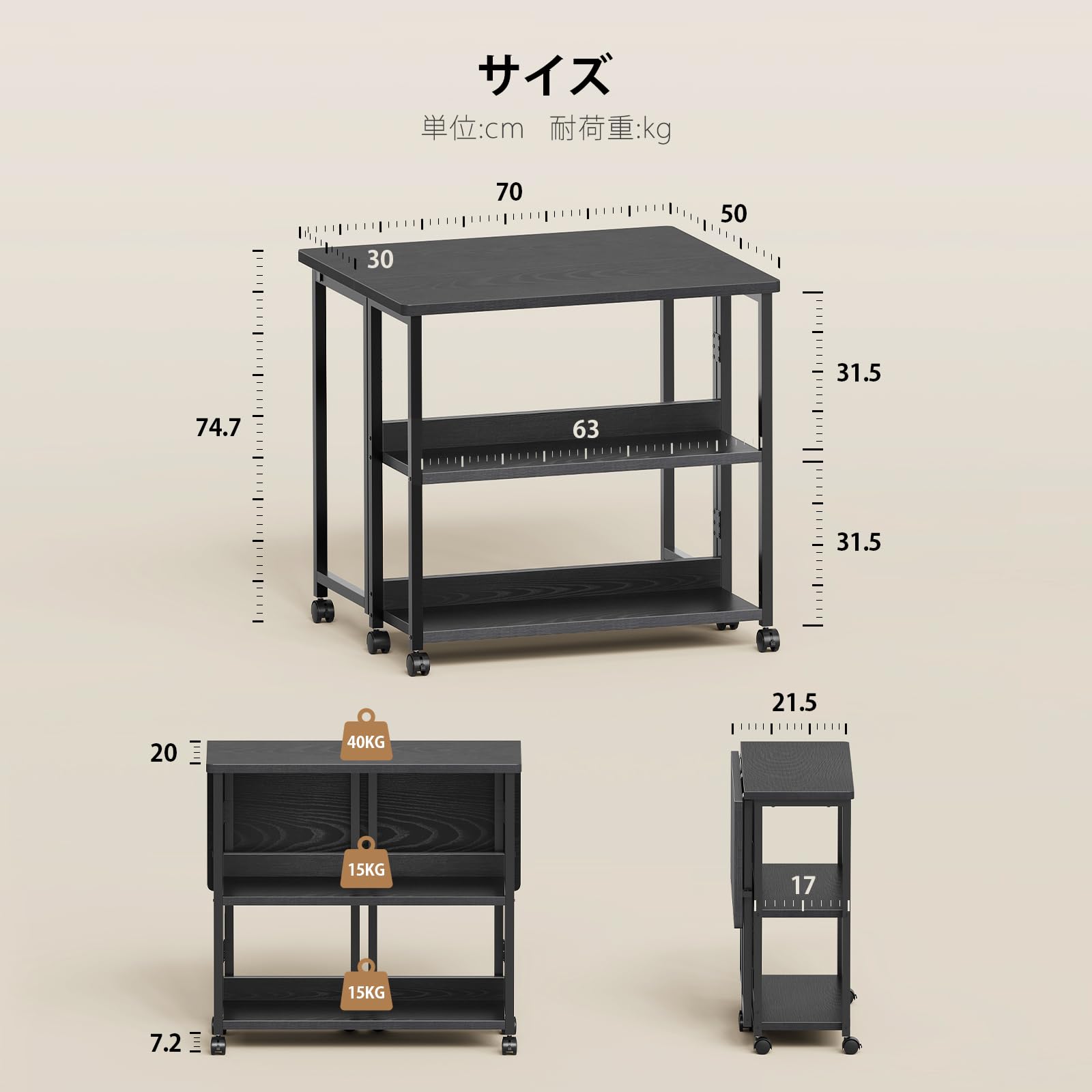 Amazon | YeTom デスク 折りたたみデスク コンパクト折り畳みテーブル