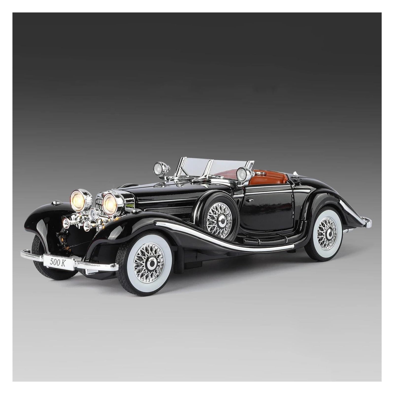 Btwodian Scale Model Car For Benz 500K 1936 Diecast Model Car