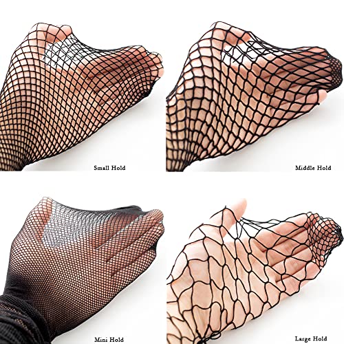Image of Blostirno Women's High Waist Fishnet Stockings Tights Thigh Highs Pantyhose Sexy Stocking