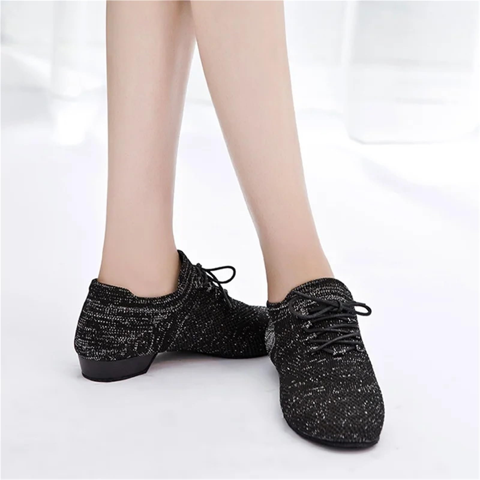 Jazz Schuhe Mädchen Mesh Jazz Ballett Tanz Schuhe for Frauen Weiche Tanz Turnschuhe Schwarz Tan Sport Pointe Schuhe Yoga Jazz Tanz Schuhe for Frauen(Outdoor Khaki,35)
