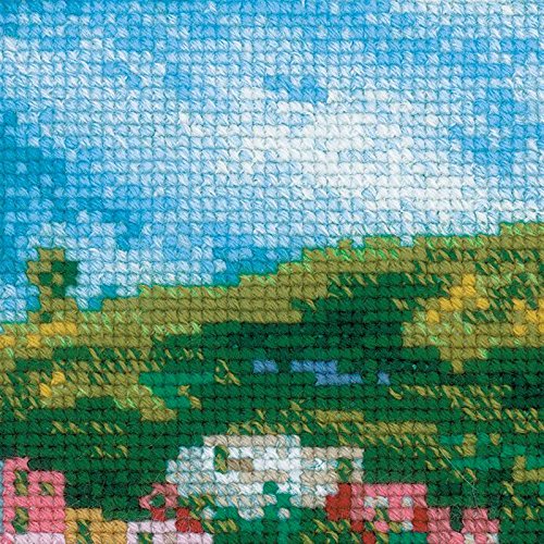 Image of RIOLIS - Liguria 1747, Cross Stitch Kits 15,75 inch x 11,81 inch, Cross Stitch Kits for Beginners & Advanced, Crossstitching Kit Adult, Embroidery Counted Stitching Kit