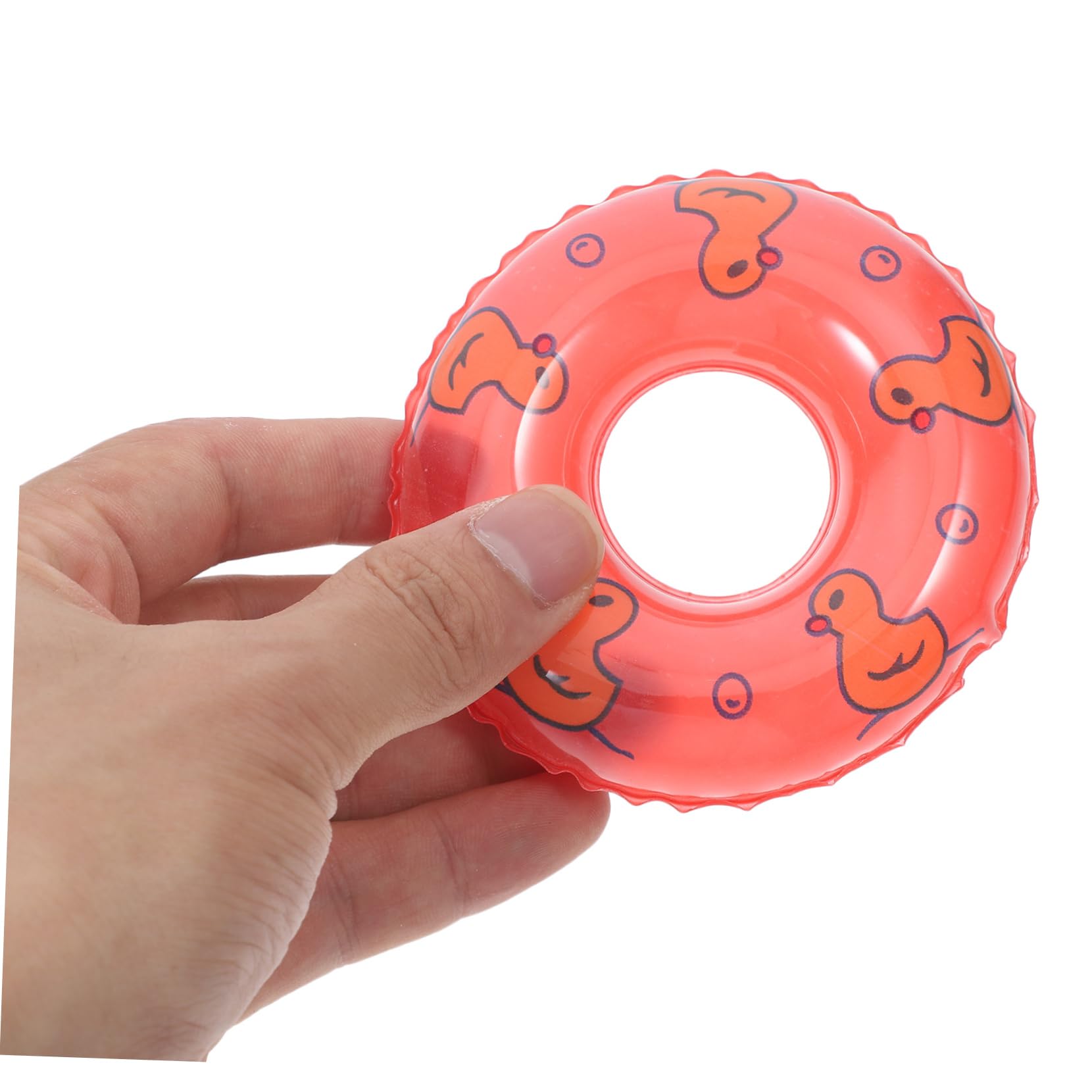 Kisangel Swimming Ring Photo Props 10pcs Miniature Swim Rings Decorative Ornaments Boys and Girls Plaything