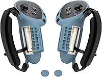 Vista 1 de Controller Grips Cover Compatible with Meta Quest 3S/Quest 3 Accessories, Hand Strap with Battery Opening, Knuckle Straps with Widen and Thicken