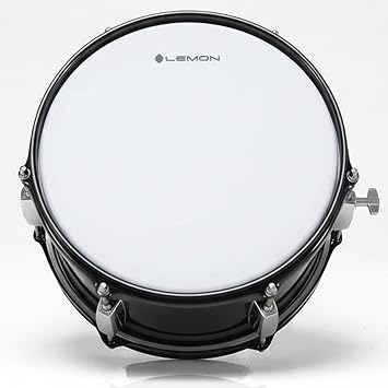 Lemon T950 Electronic High Tom - 10"x5" Dual-Zone Mesh Head & Rim Trigger Pad, Acoustic-Style Wood Shell Drum, Adjustable Tension, Works with Most Electronic Drum Modules TRS, Quiet Practice
