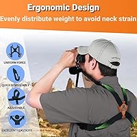 Vista 2 de Binocular Harness Strap Best Chest Harness Strap for Hunters Photographers and Golfers (Black)