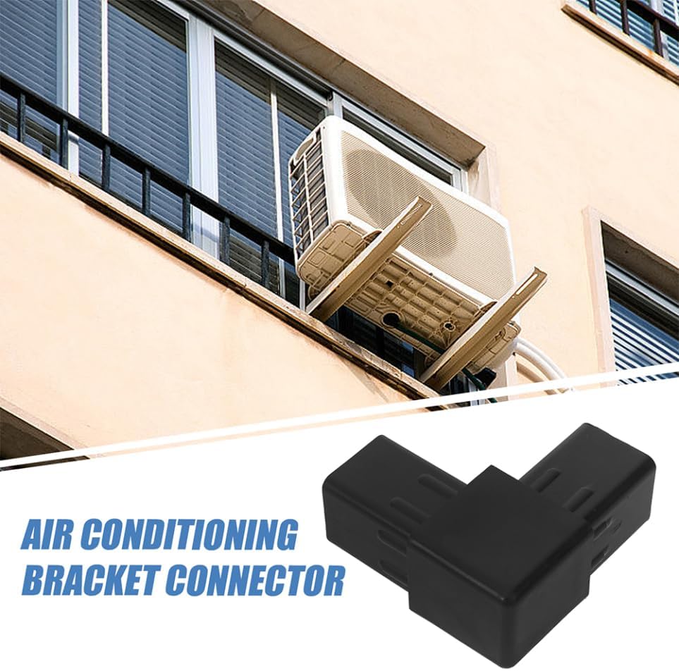 TEHAUX Square Tube Fittings 12pcs Air Conditioner Tubing Connectors Pvc Pipe Connectors l Shape Tubing Joints