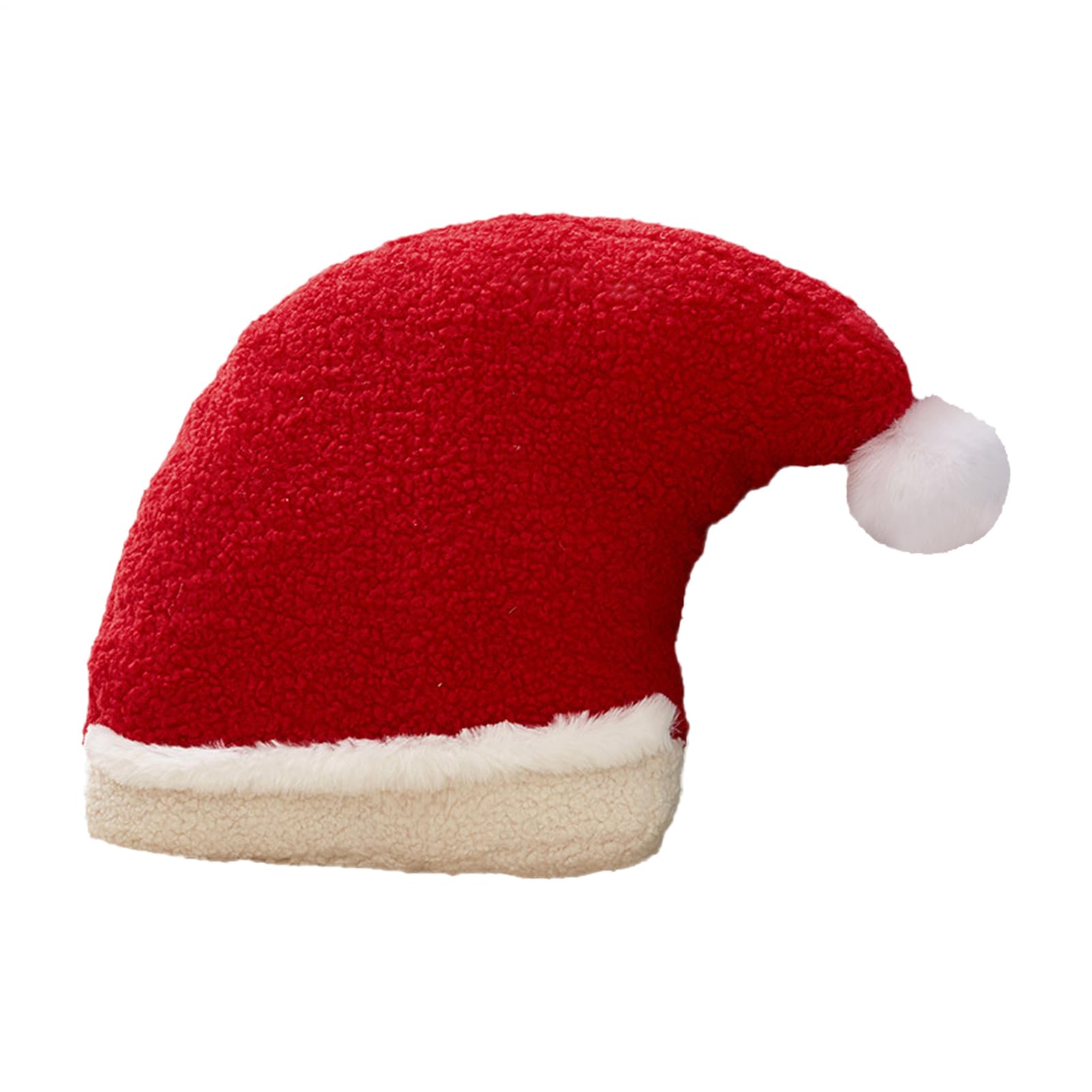 Oreiller de Noël coussin décoratif peluche chapeau maison intérieur chambre