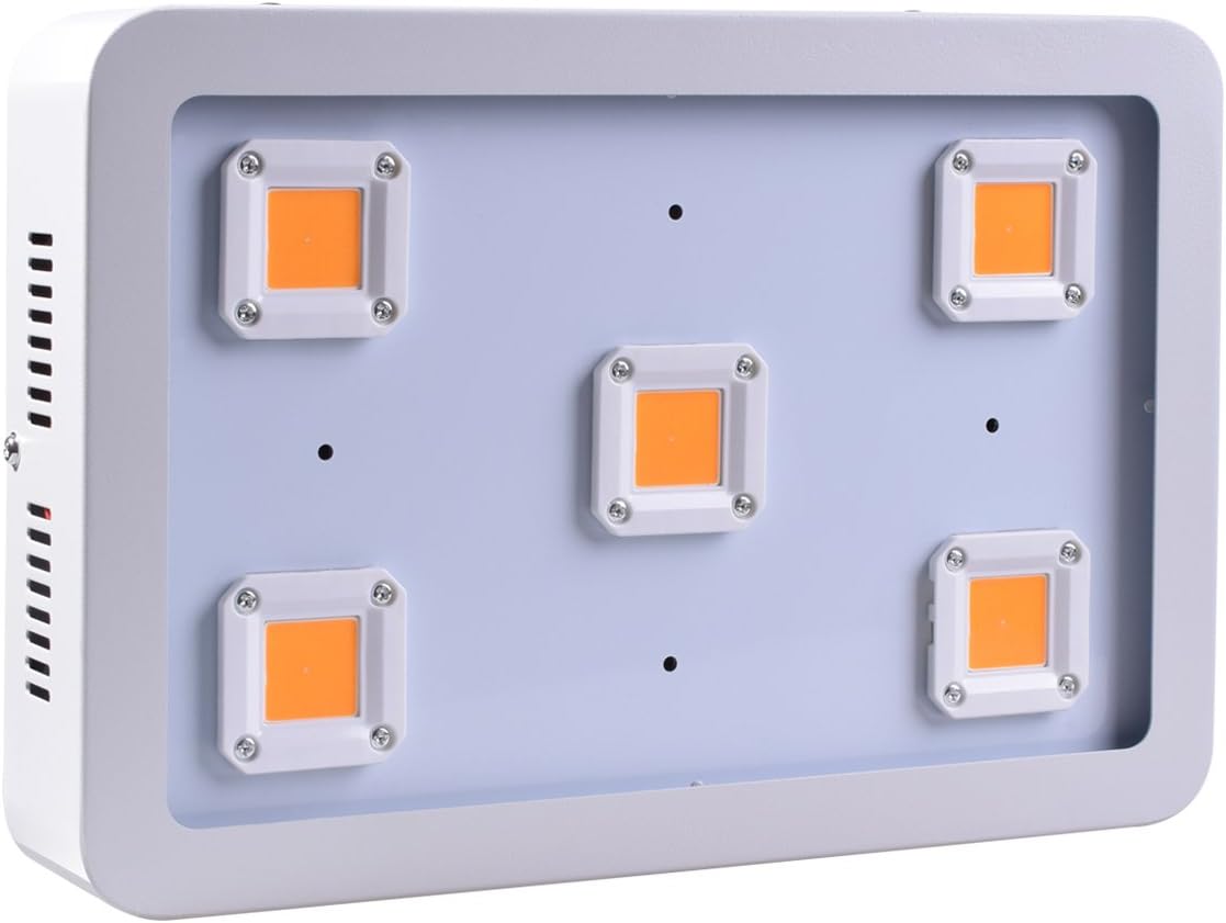 Excellent X5 COB 1500W LED Grow Light，Sunshine Full Spectrum Grow Light for Greenhouse and Indoor Plant Flowering Growing (White）