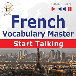 Diseño de la portada del título French Start Talking - Vocabulary Master. 30 Topics at Elementary Level A1-A2