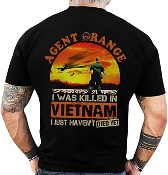 Agent Orange Shirt Veterans Tshirt Mens Patriotic Shirts Military T Shirts Vietnam Vet Shirt Vietnam Veteran Gifts for Men