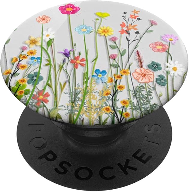 Flower Bouquet Floral Pattern PopSockets Swappable PopGrip