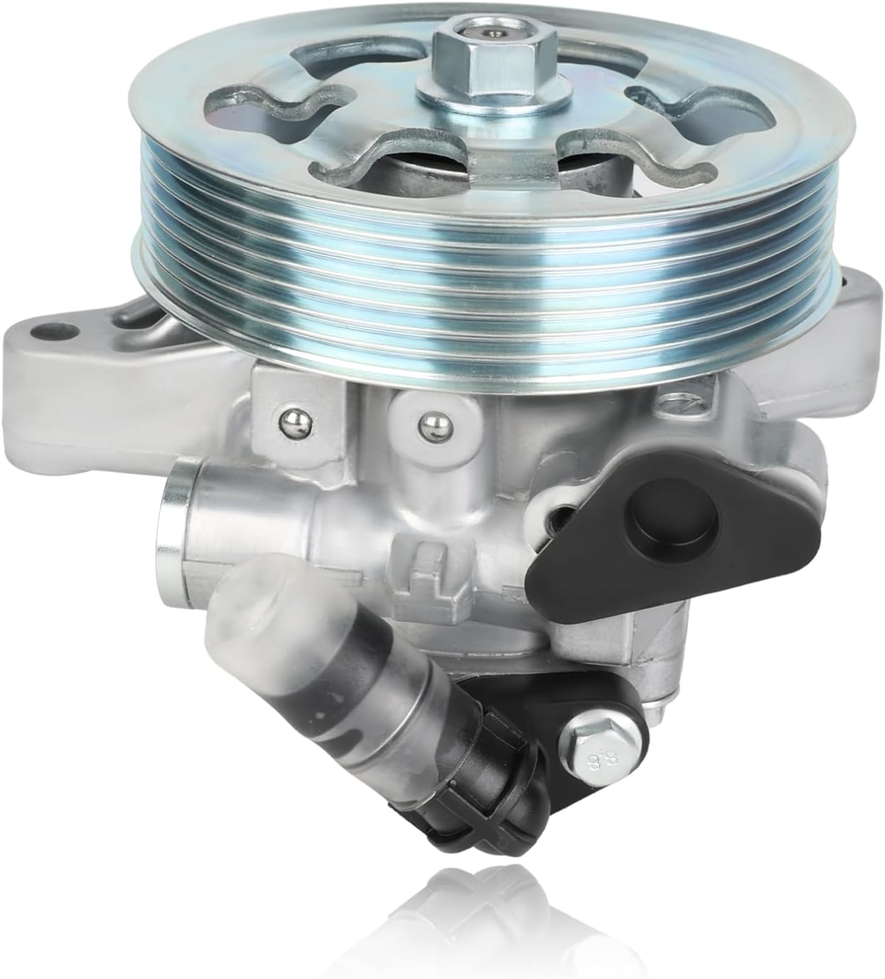 Power Steering Pump with Pulley Compatible with Honda Civic L4 1.8L 2006 2007 2008 2009 2010 2011, Replacement for 21-5456, 56110RNA305, 56110-RNA-A01