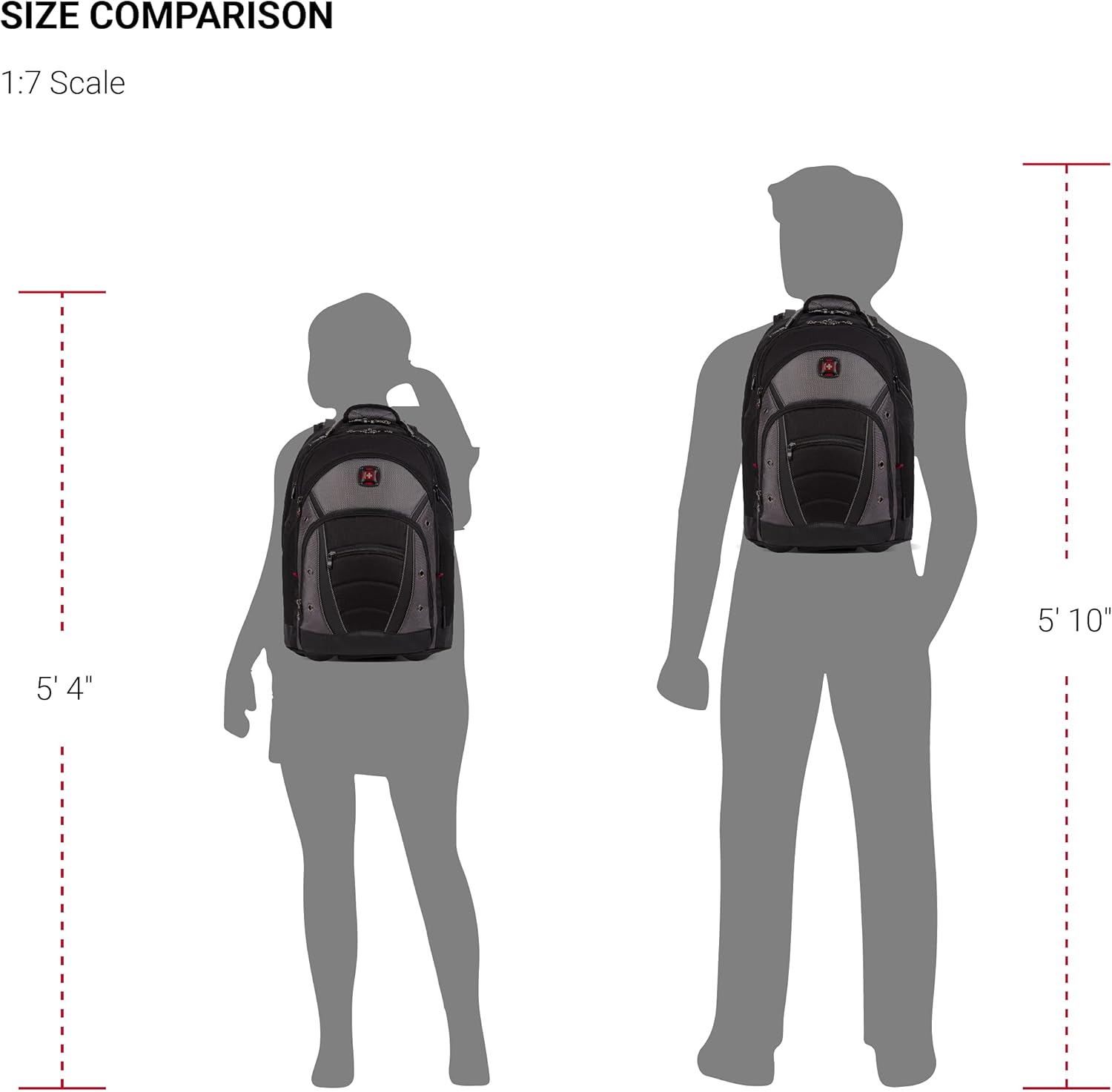 Wenger Luggage Synergy 18-Inch, Black/Grey, 16 - Image 8