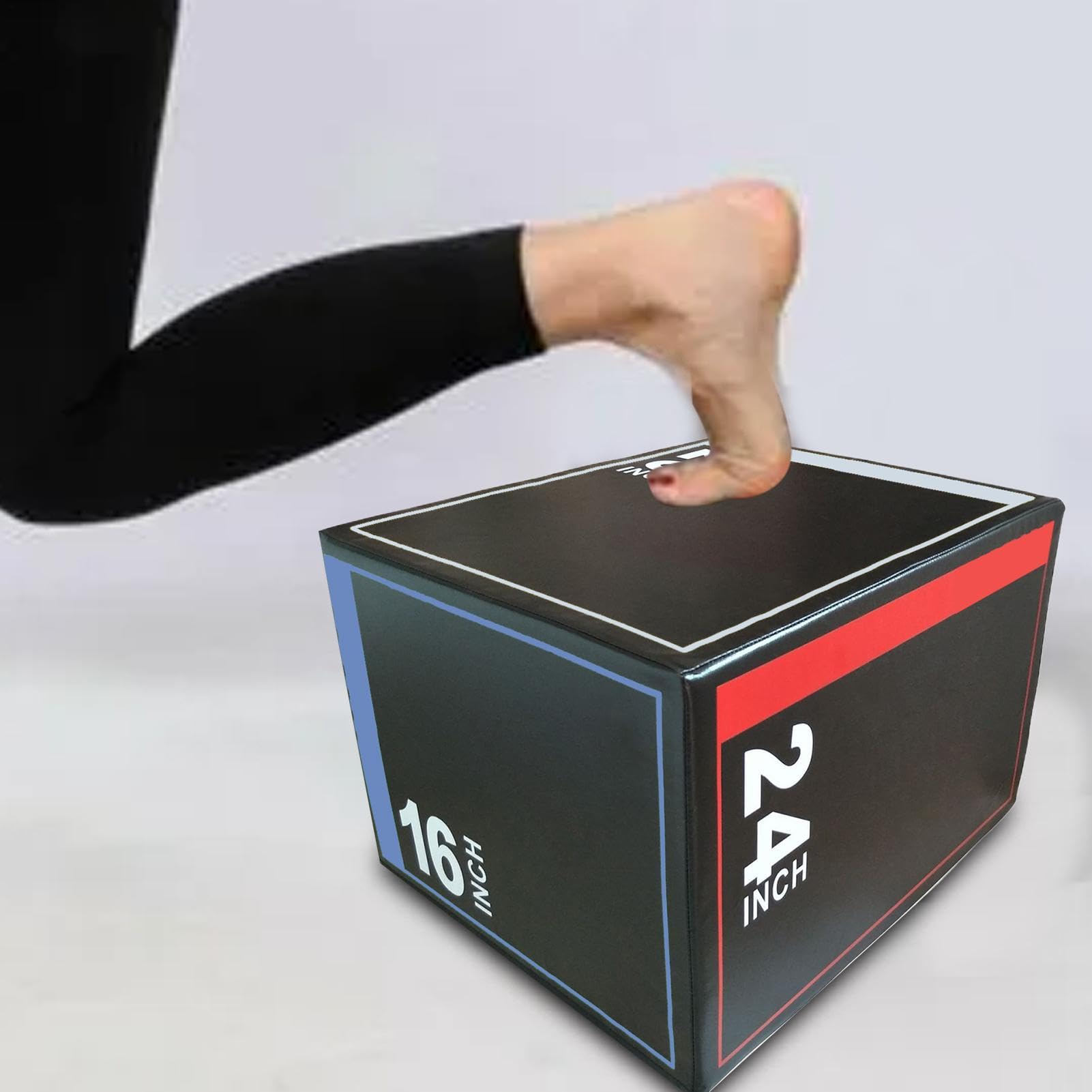 Box per salti per allenamento a casa, antiscivolo, allenamento | Cubi di equilibrio per principianti e ragazzi, allenamento rapido per squat