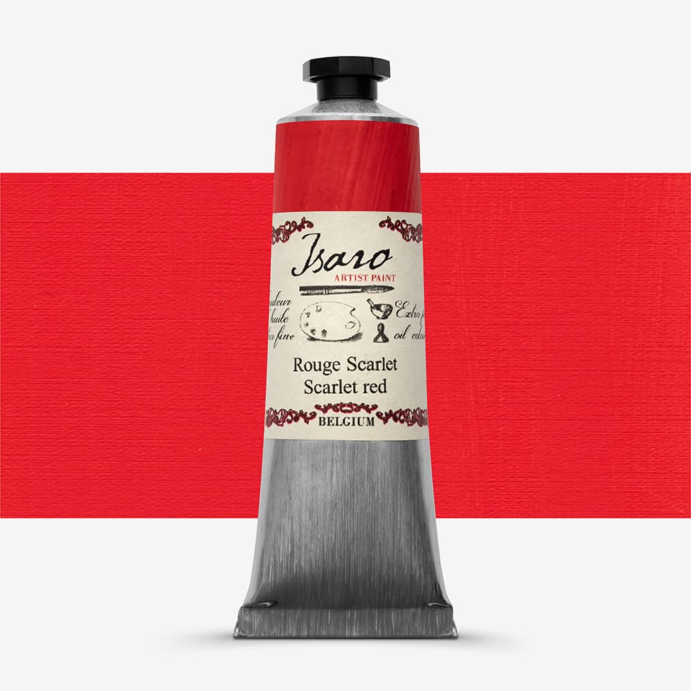Isaro : Oil Paint : 38ml : Scarlet Red