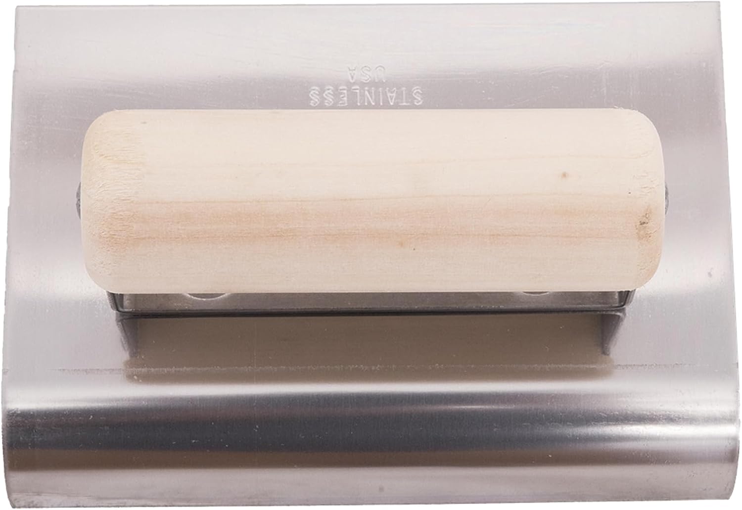 MARSHALLTOWN Qlt Stainless Steel Hand Edgers, Wood Handle Material, 203mm Length, 203mm Width, 3mm Radius, 6mm Lip, Made In The USA, CE526S