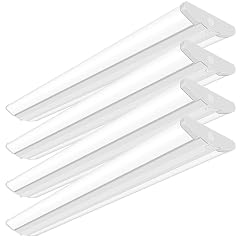 AntLux 4FT LED Wraparound Light Fixture 50W Ultra Slim LED Shop Lights for Garage No Glare 5500 Lumens