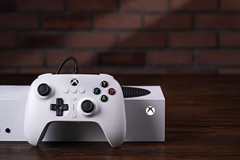 8Bitdo Ultimate Wired Controller for Xbox, Hall Effect Joysticks and Hall Triggers, Compatible with Xbox Series X|S, Xbox One, Windows 10 & Windows 11 - Officially Licensed (White)