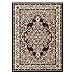Antep Rugs Oriental 8x10 Traditional Medallion Indoor Area Rug Siesta (Maroon Beige, 7'10