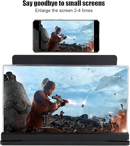 Miniatura 2 de Gaeirt Soporte de lupa de pantalla de teléfono celular 18X, pantalla plegable para teléfono inteligente, ampliadora de pantalla para teléfono móvil,
