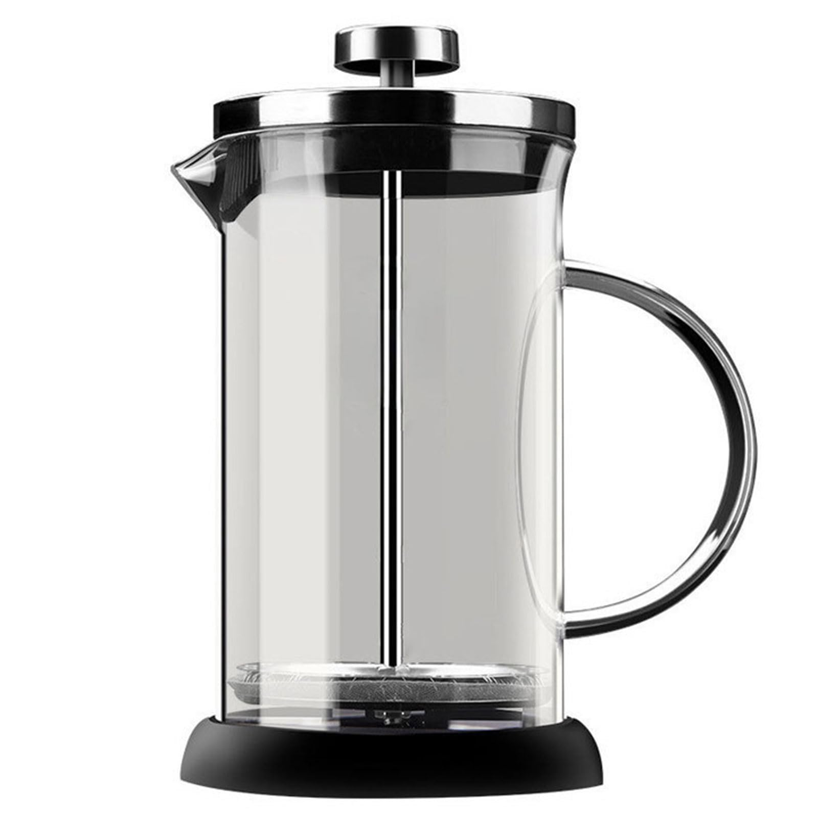 Hzbb 600Ml Portable French Presses Coffee Maker With Reinforced Glass And Fine Nonrust Steel Meshes Filter Presses Coffee Brewer Hand Brewed Jar