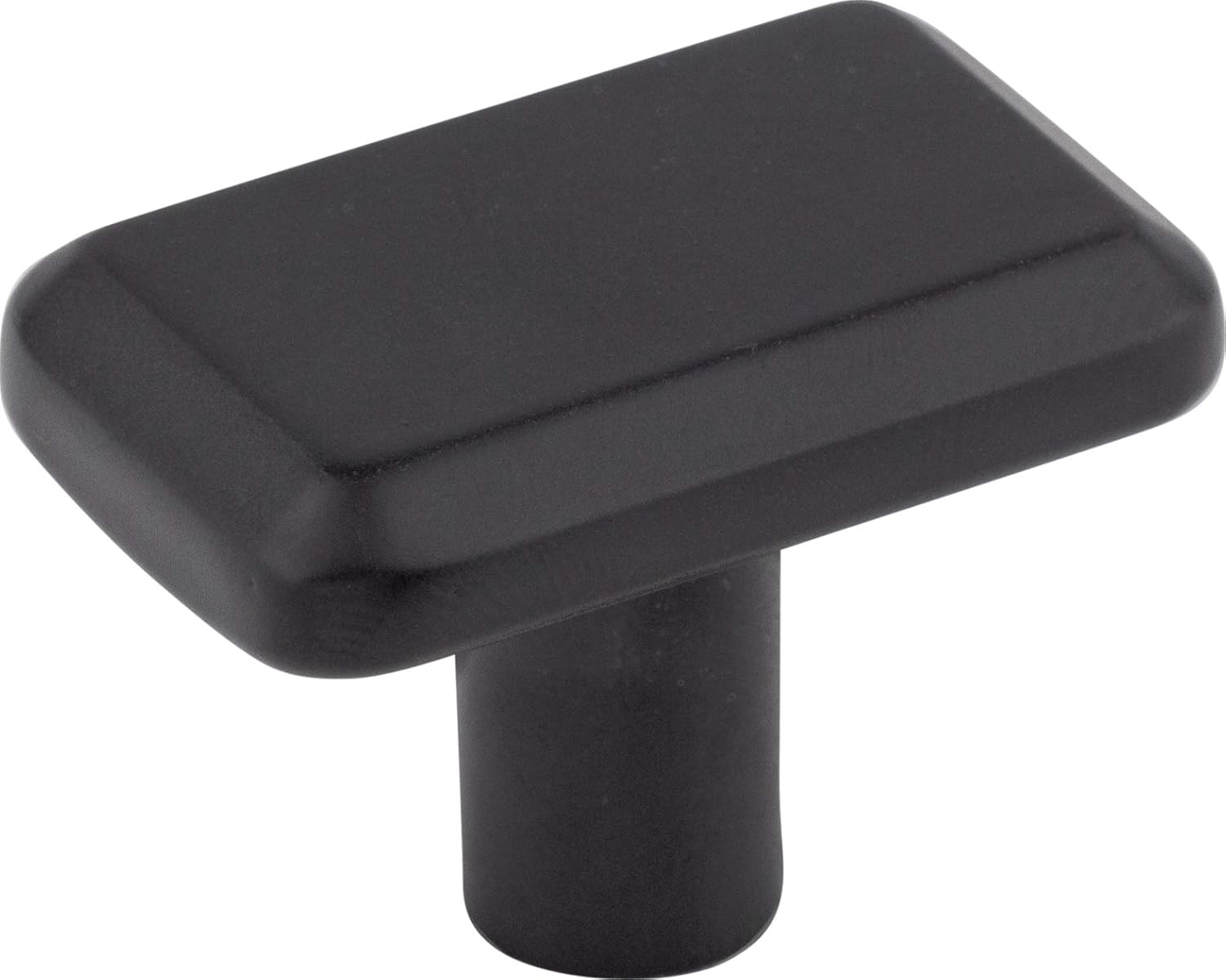 Top Knobs TK3010BLK 1-1/2 in. (38mm) Ellis Collection Telfair Knob, Flat Black