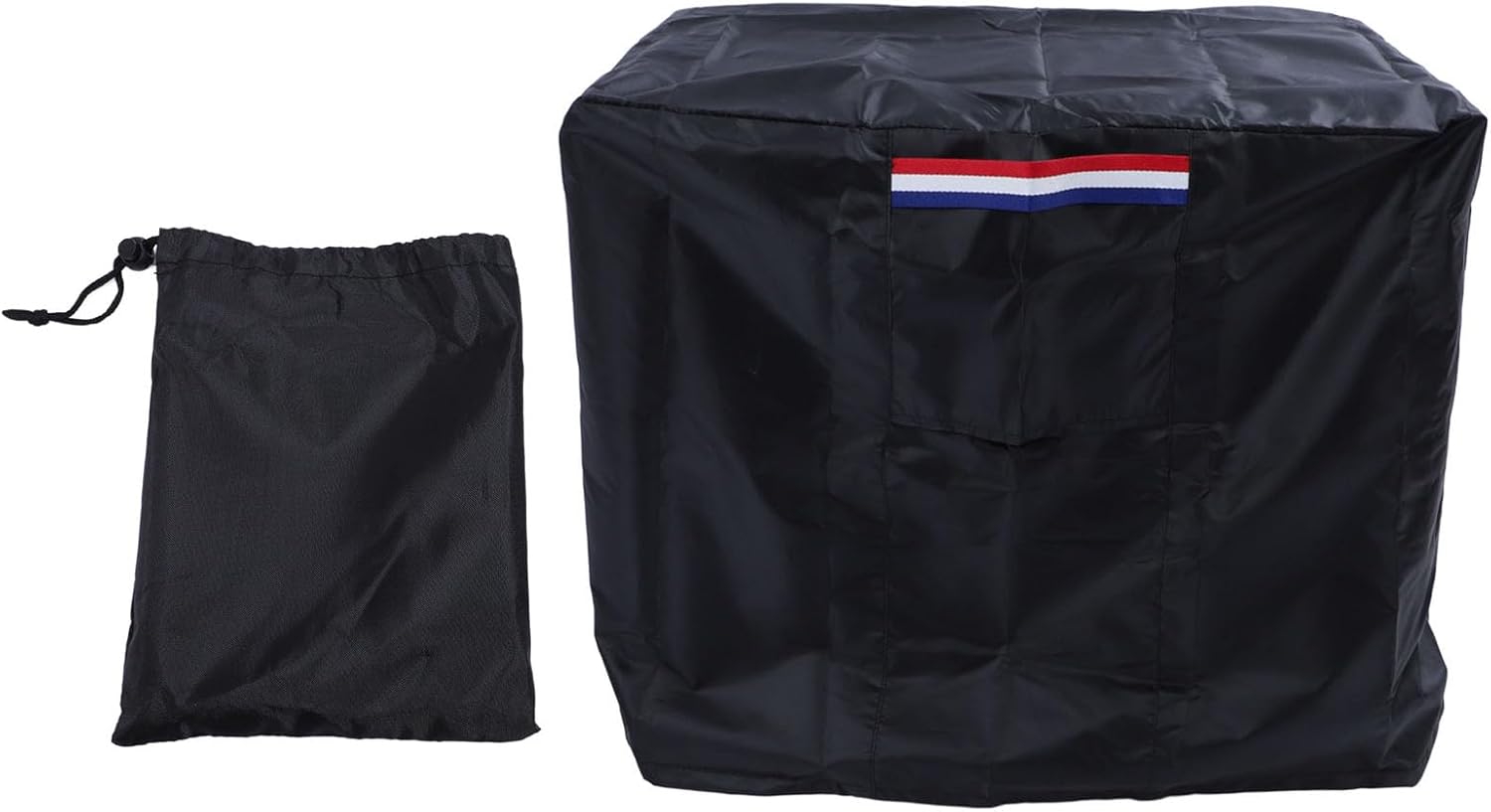 Rectangular 420D Silver Coated Fire Pit Cover, Outdoor Fire Table Cover for Patio Gas Fire Table, Complete Coverage with Carrying Handle