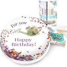 Victoria Sponge Floral Gardening Themed Birthday Cake | A Delicious Traditional Vanilla Sponge Birthday Cake With Buttercream & A Rich Apple & Raspberry Jam | Serves 10-12 | Baked By Bakerdays.