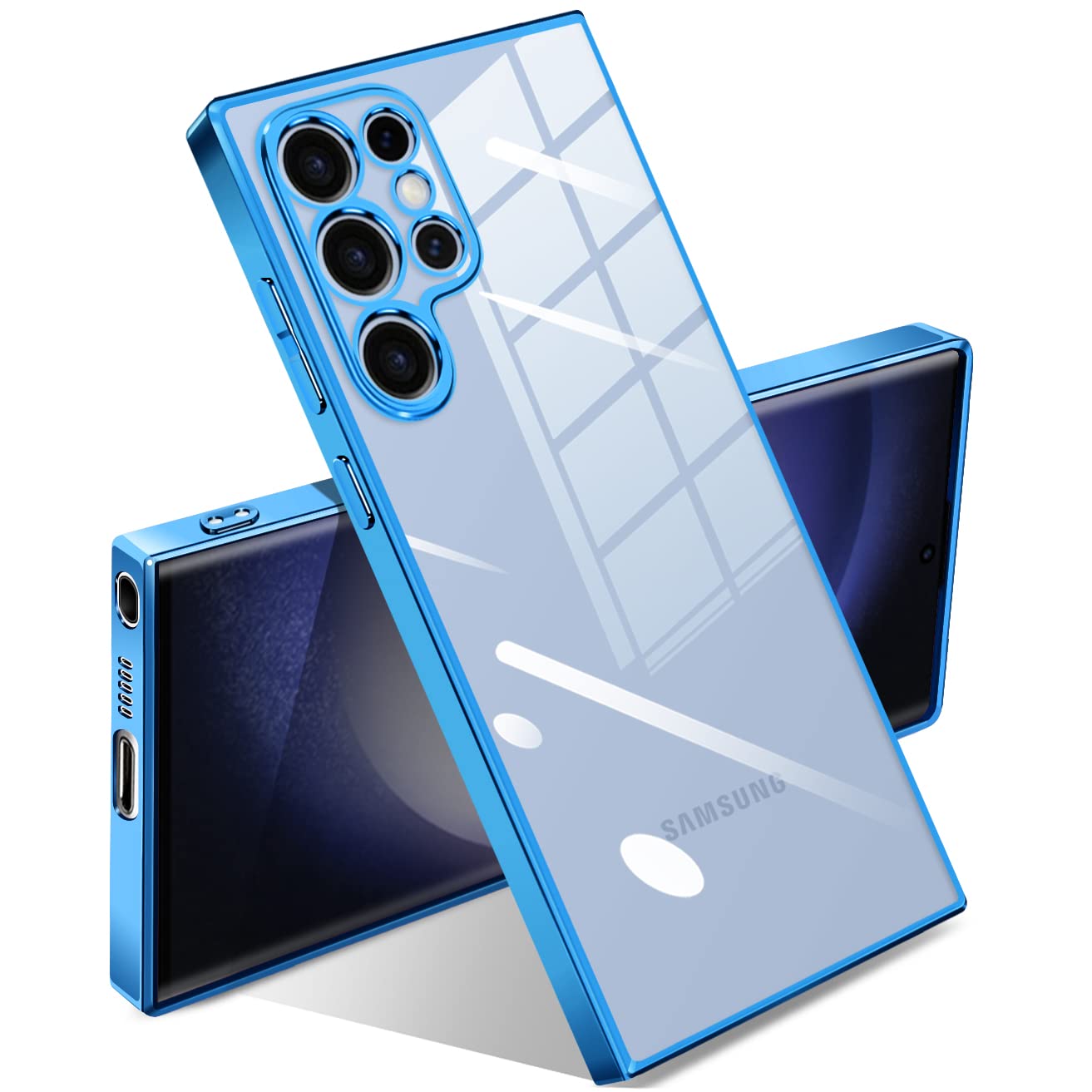 Amazon.co.jp: Samsung Galaxy S23 Ultra 5G ケース クリア 耐衝撃 