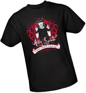 Goth Crime Fighter - NCIS: Naval Criminal Investigative Service Adult T-Shirt, Small Black