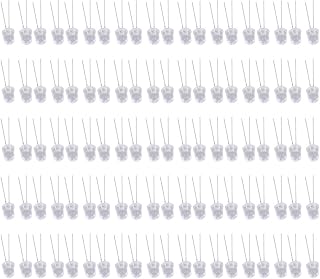 Aexit 100Pcs DC 3.0-3.2V 20mA Lámpara de alto brillo LED Luz verde (model: I4727VIIO-8108JN) 8mm Diodos emisores