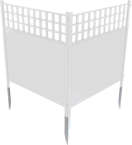 Miniatura 4 de Zippity Outdoor Products ZP19060 - Kit de vinilo Keswick No-Dig, paquete de 2 (44 pulgadas de alto x 42 pulgadas de ancho) pantalla de privacidad y