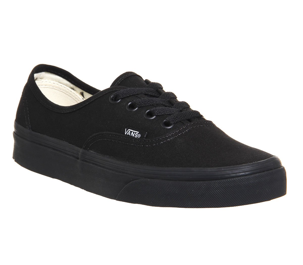 Unisex Authentic Skate Shoe (8 D(M), Black/Black)