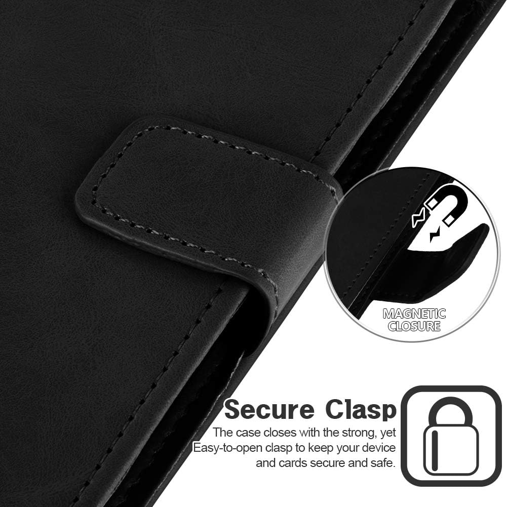 GOOSPERY Blue Moon Wallet for Samsung Galaxy S20 Case (2020) Leather Stand Flip Cover (Black)