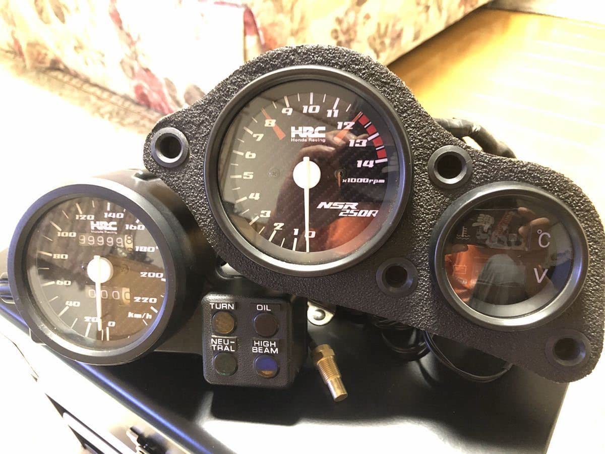 NSR250R MC18 メーターセット Yahoo!オークション - NSR250R MC18純正メーター アッパーカウルステー