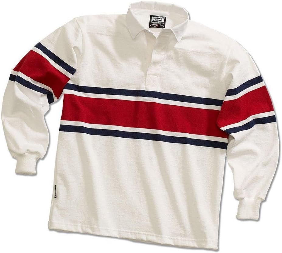 Barbarian Casual Weight Acadia Stripe Rugby Jersey
