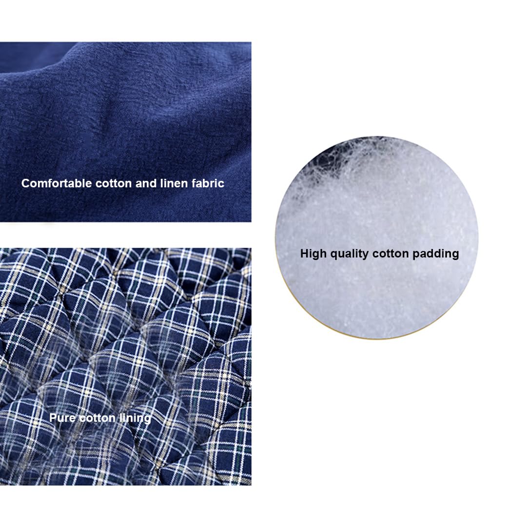 GVILTY Pantaloni di Arti Marziali Invernali Kung Fu Harem Pantaloni Sciolti Pantaloni da Yoga Cotone Tai Chi, Pantaloni tangami Grey-M