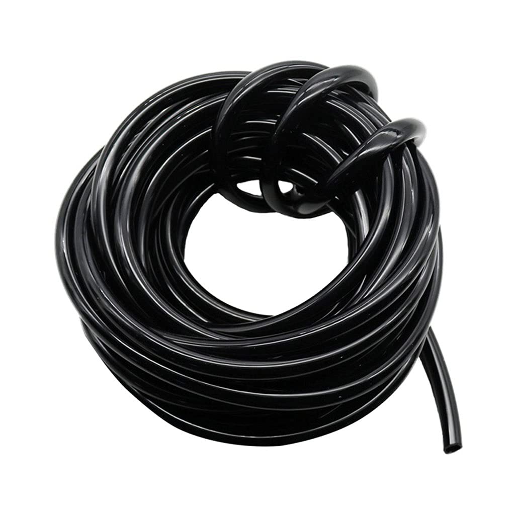 Cinta de riego por goteo, Manguera negra de riego por goteo for agricultura y jardín de PVC, 8/11mm, 3/8 pulgadas, 5-30m(30m(98.4ft))