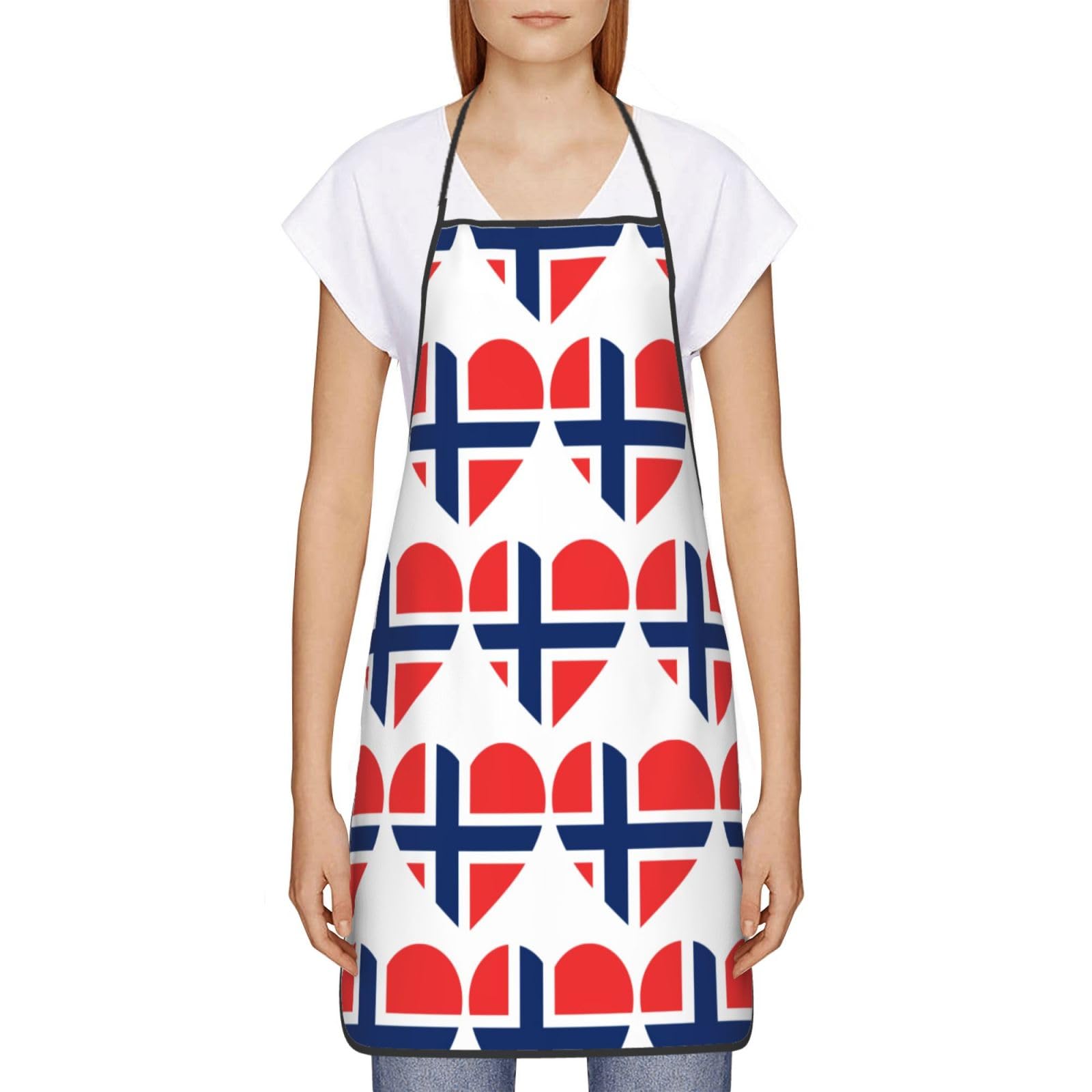 Tablier de cuisine unisexe avec drapeau écossais pour homme et femme